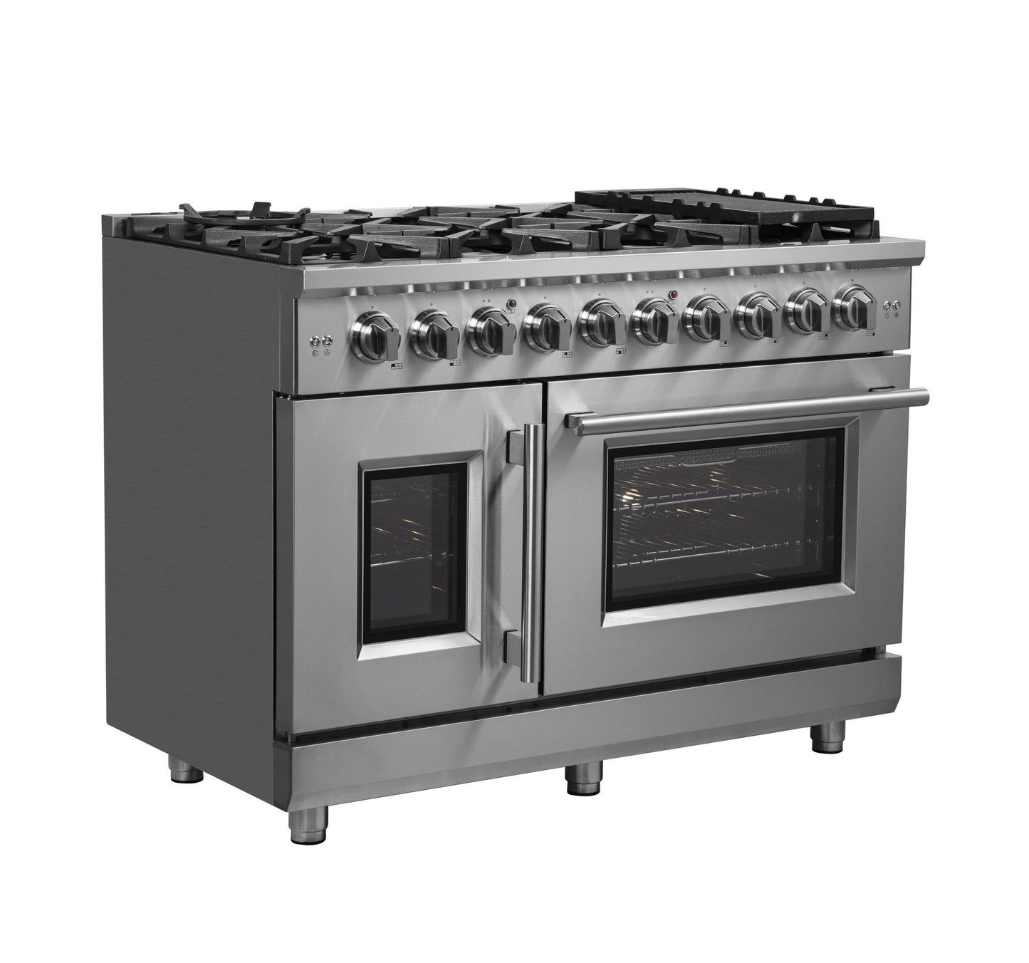 Forno FFSGS643948 Forno Massimo 48" Freestanding French Door Gas Convection Range