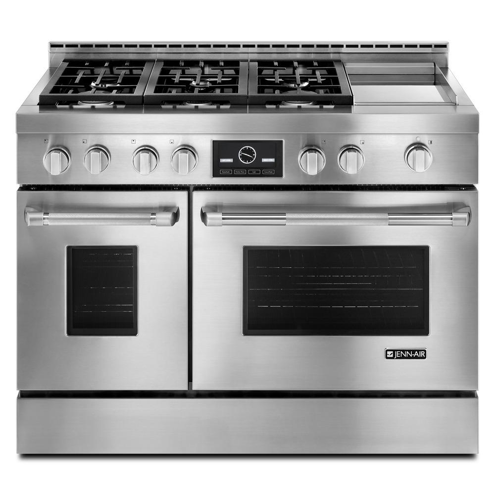 Jennair JGRP548WP Pro-Style® 48" Gas Range With Griddle And Multimode® Convection