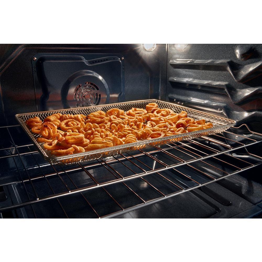 Whirlpool WFGS5030RB 30-Inch Gas Range With Air Cooking Technology, No Preheat Air Fry And Air Baking And Self Clean