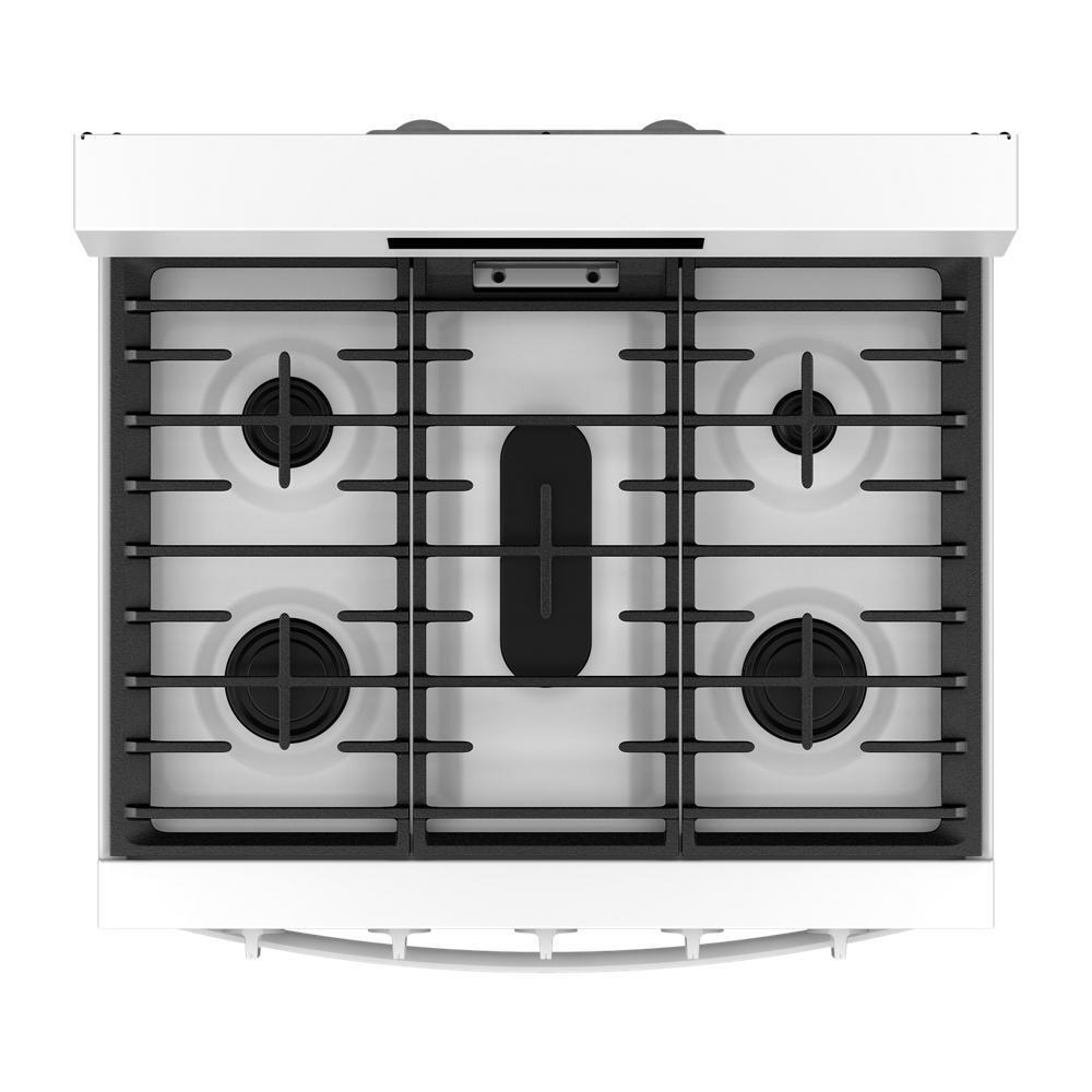 Whirlpool WFGS5030RW 30-Inch Gas Range With Air Cooking Technology, No Preheat Air Fry And Air Baking And Self Clean