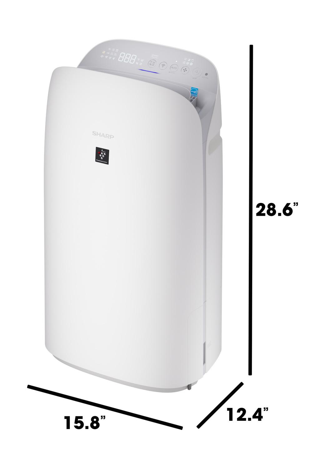 Sharp KCP110UW Sharp Smart Plasmacluster Ion Air Purifier With True Hepa + Humidifier For Extra Large Rooms