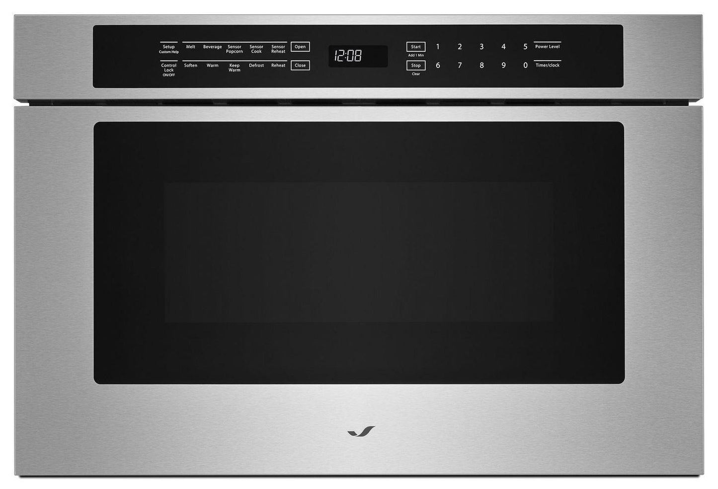 Jennair JMDFS24GS Stainless Steel 24" Under Counter Microwave Oven With Drawer Design Stainless Steel