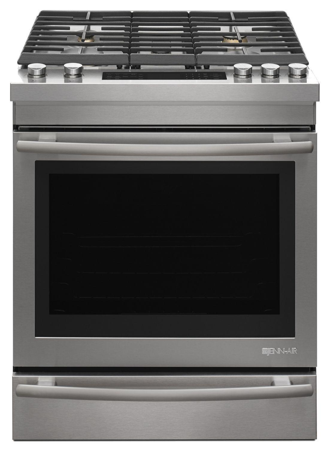 Jennair JDS1450FS Euro-Style 30" Dual -Fuel Range Stainless Steel