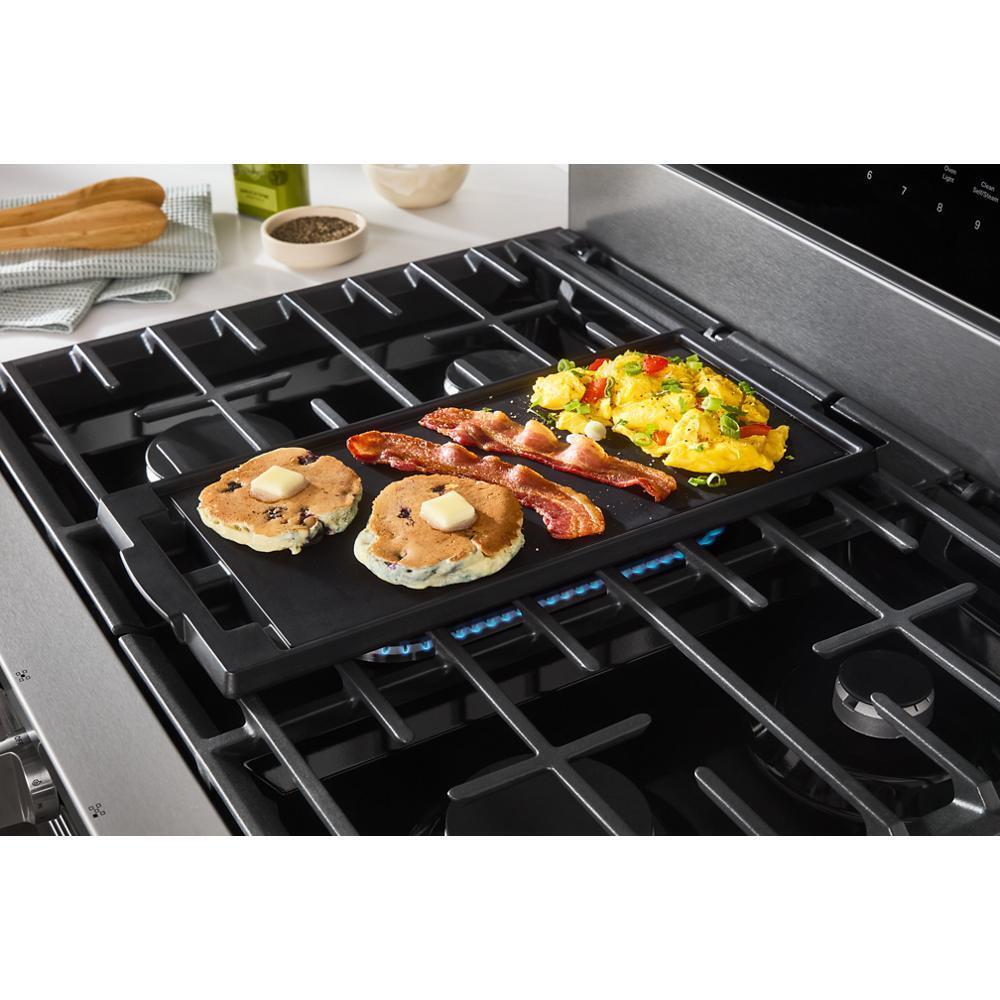 Whirlpool WFES7530RZ 30-Inch Smart Electric Smart Range With Air Cooking Technology, No Preheat Air Fry, High Speed Preheat Oven, Wipeclean&#8482; Coating, And Steam/Self Clean