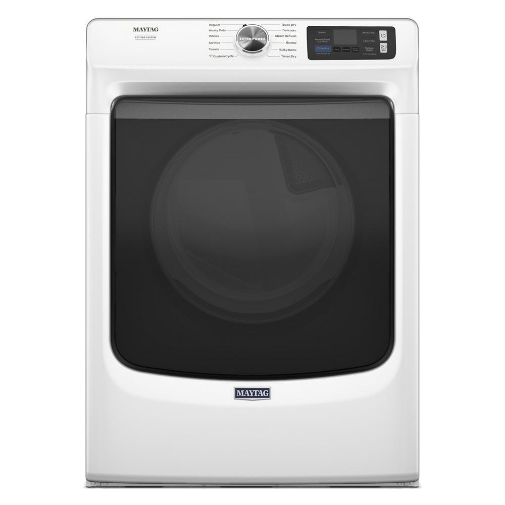 Maytag MED7020RW Smart Pet Pro Front Load Electric Dryer - 7.4 Cu. Ft.