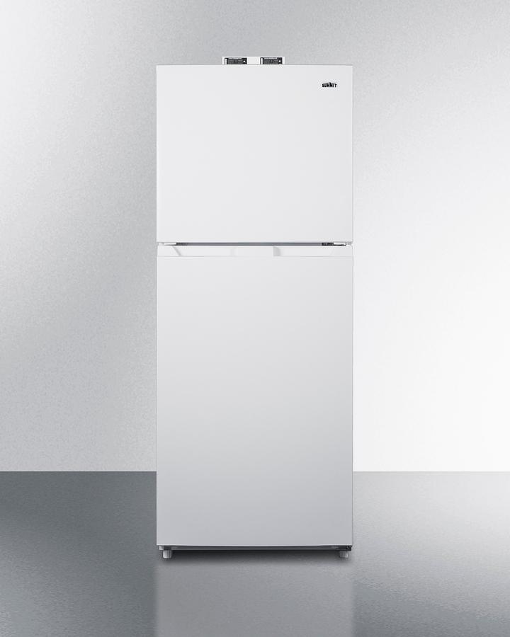 Summit BKRF1088W 24" Wide Break Room Refrigerator-Freezer