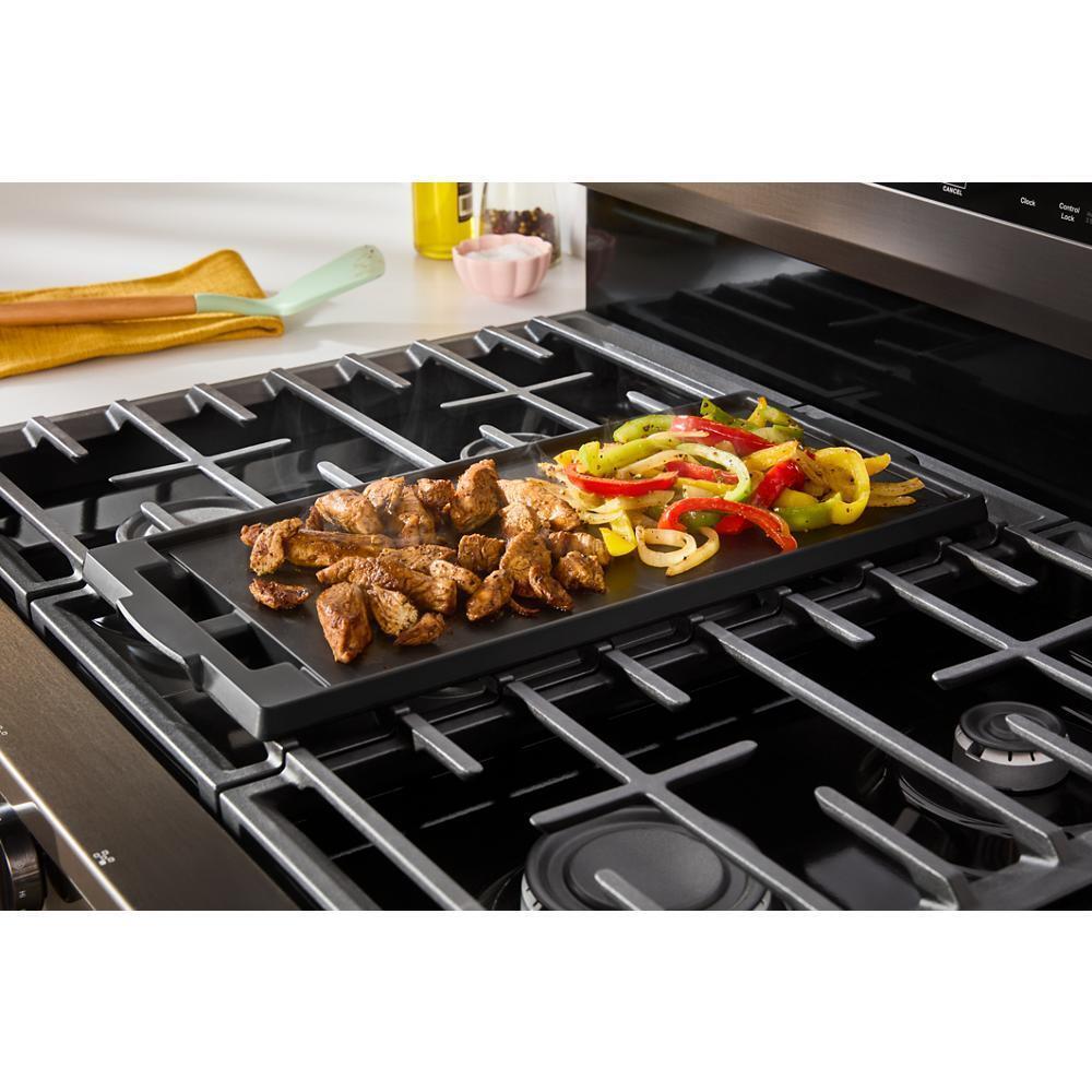 Whirlpool WFGS5030RV 30-Inch Gas Range With Air Cooking Technology, No Preheat Air Fry And Air Baking And Self Clean