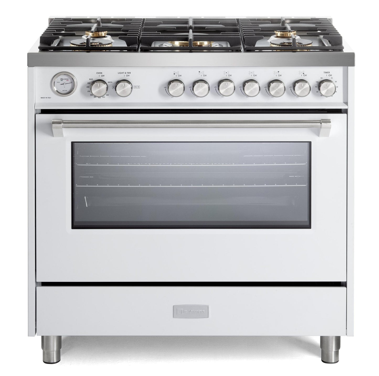 Verona VUFSGG365W Verona Ultima 36" Gas Range - White