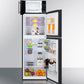 Summit MRF1087BA Microwave/Refrigerator-Freezer Combination With Allocator