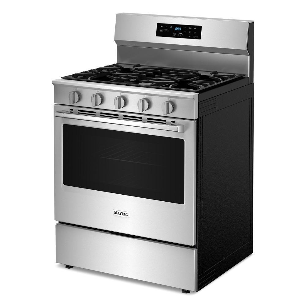 Maytag MFGS6030RZ 30-Inch Wide Gas Range With No Preheat Air Fry And Air Baking - 5.0 Cu. Ft.