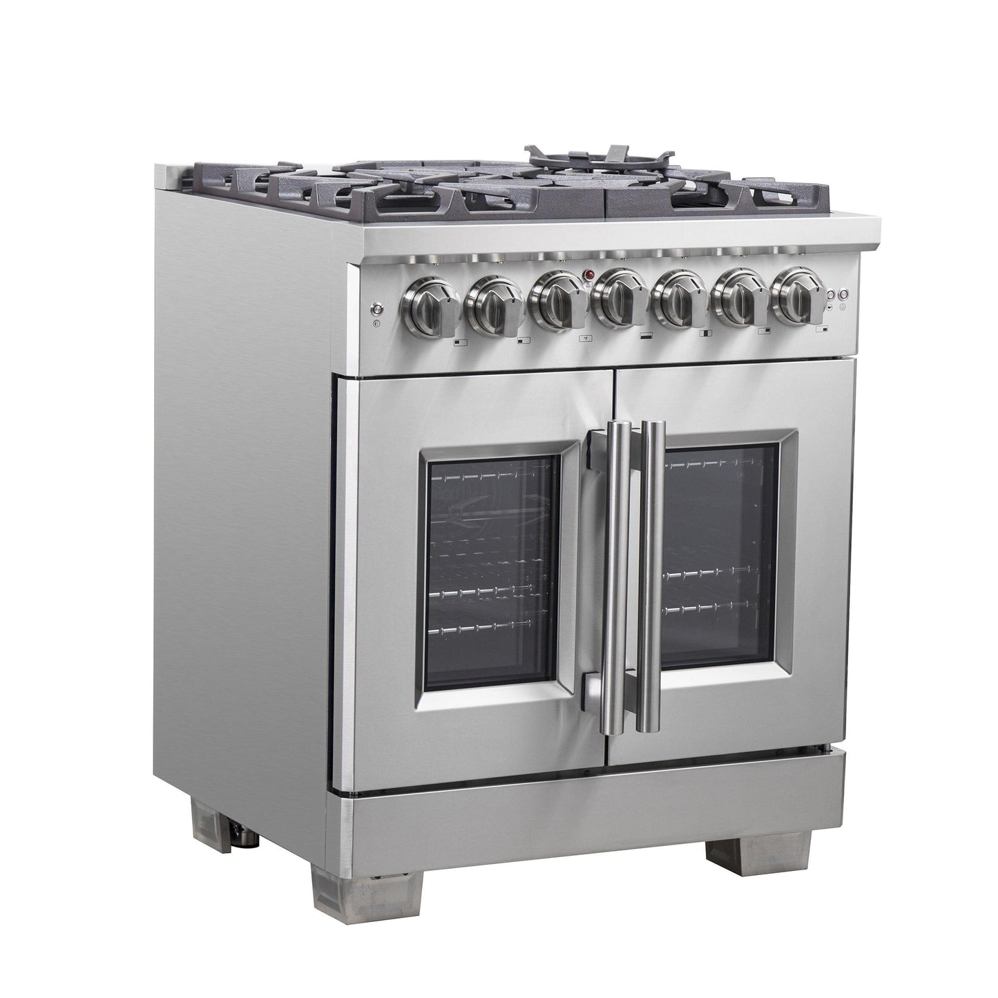 Forno FFSGS638730 Forno Capriasca 30" Freestanding French Door Dual Fuel Range