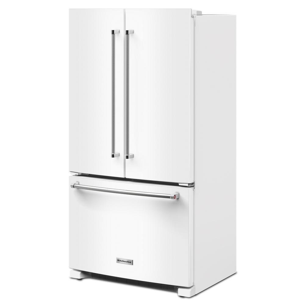 Kitchenaid KRFC136RWH 20 Cu. Ft. 36-Inch Width Counter-Depth French Door Refrigerator With Interior Dispense