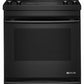 Jennair JES1450FB Black Floating Glass 30 Electric Range - Black