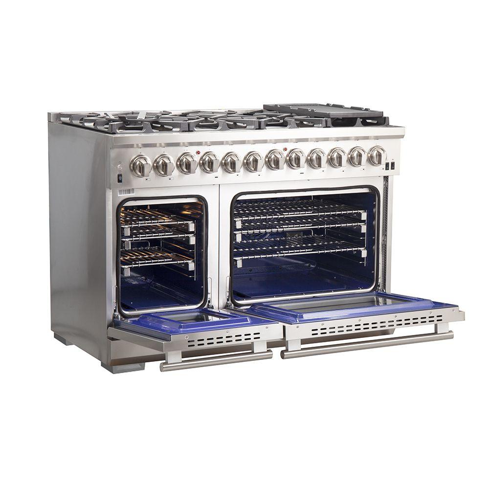 Forno FFSGS618748 Forno Capriasca 48" Freestanding Dual Fuel Range