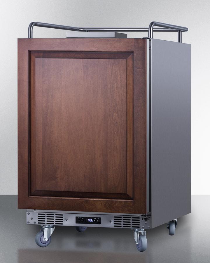 Summit SBC682NKPNR 24" Wide Built-In Kegerator (Panel Not Included)