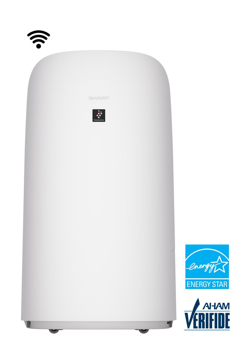 Sharp KCP70UW Sharp Smart Plasmacluster Ion Air Purifier With True Hepa + Humidifier For Large Rooms