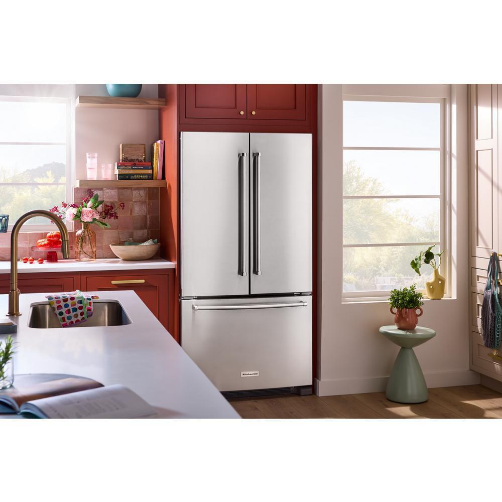 Kitchenaid KRFC136RPS 20 Cu. Ft. 36-Inch Width Counter-Depth French Door Refrigerator With Interior Dispense