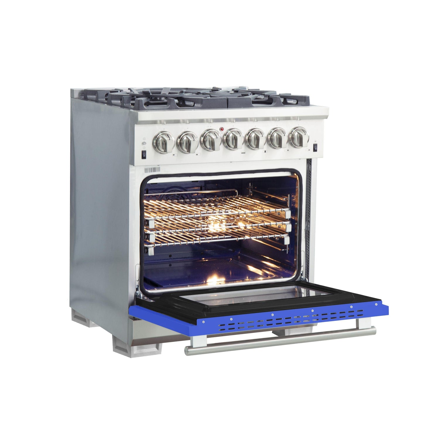 Forno FFSGS618730 Capriasca - Titanium Professional 30" Freestanding Dual Fuel Range