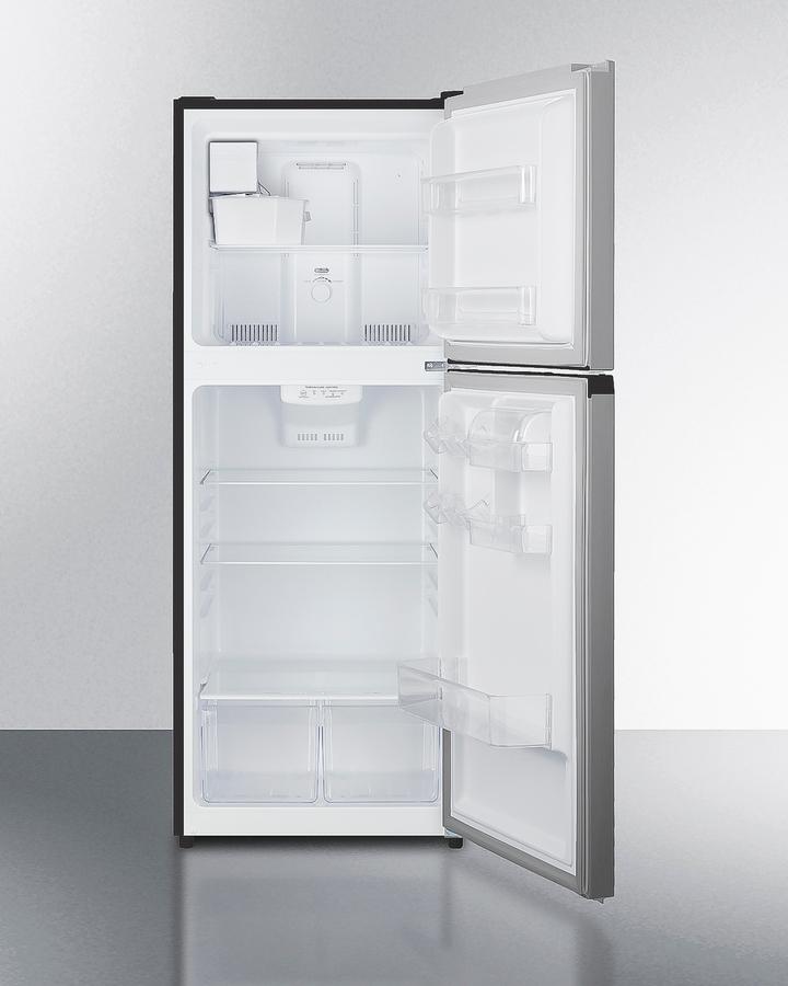 Summit FF1089PLIM 24" Wide Top Mount Refrigerator-Freezer With Icemaker