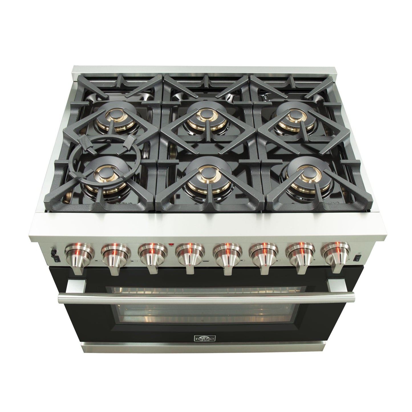 Forno FFSGS618736 Forno Capriasca 36" Freestanding Dual Fuel Range