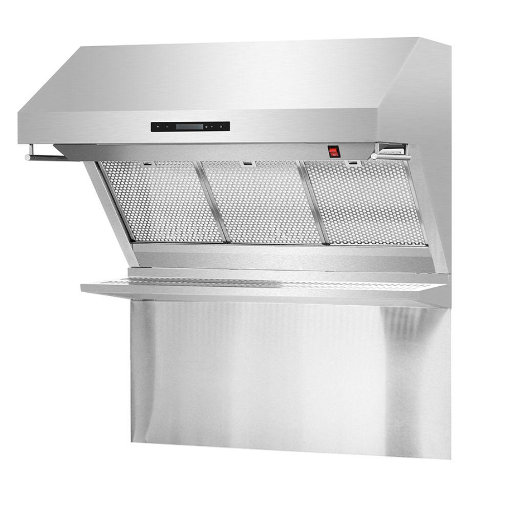 Forno FRHWM502936HB Savona - 36" Wall Mount Range Hood With Hybrid Filters & Back Splash