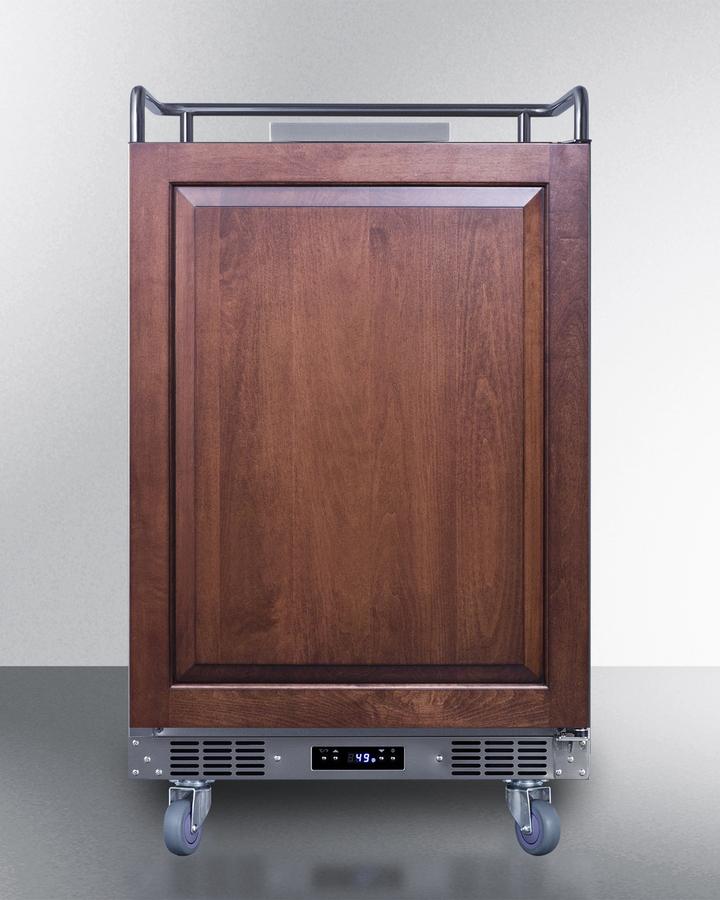 Summit SBC682NKPNR 24" Wide Built-In Kegerator (Panel Not Included)