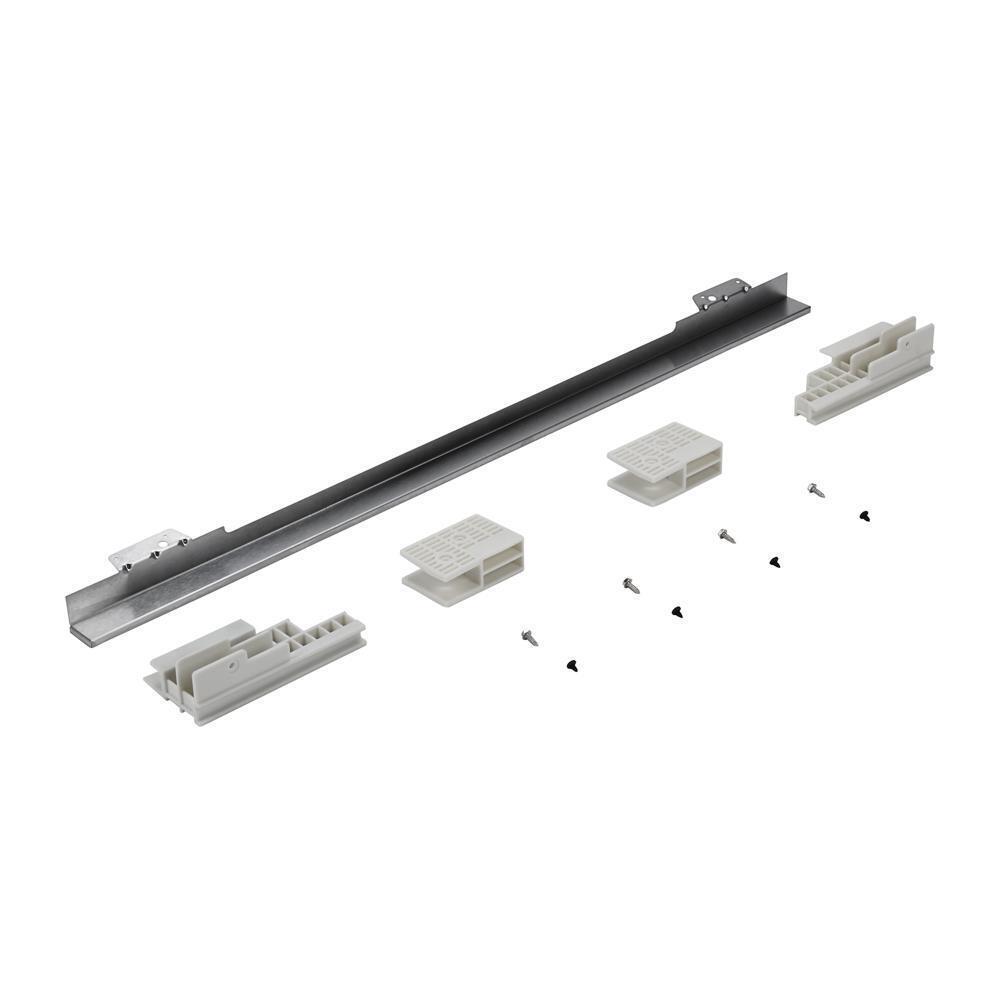 Jennair W11173704 30" Combination Wall Range Flush Installation Trim Kit, Black/Stainless Steel