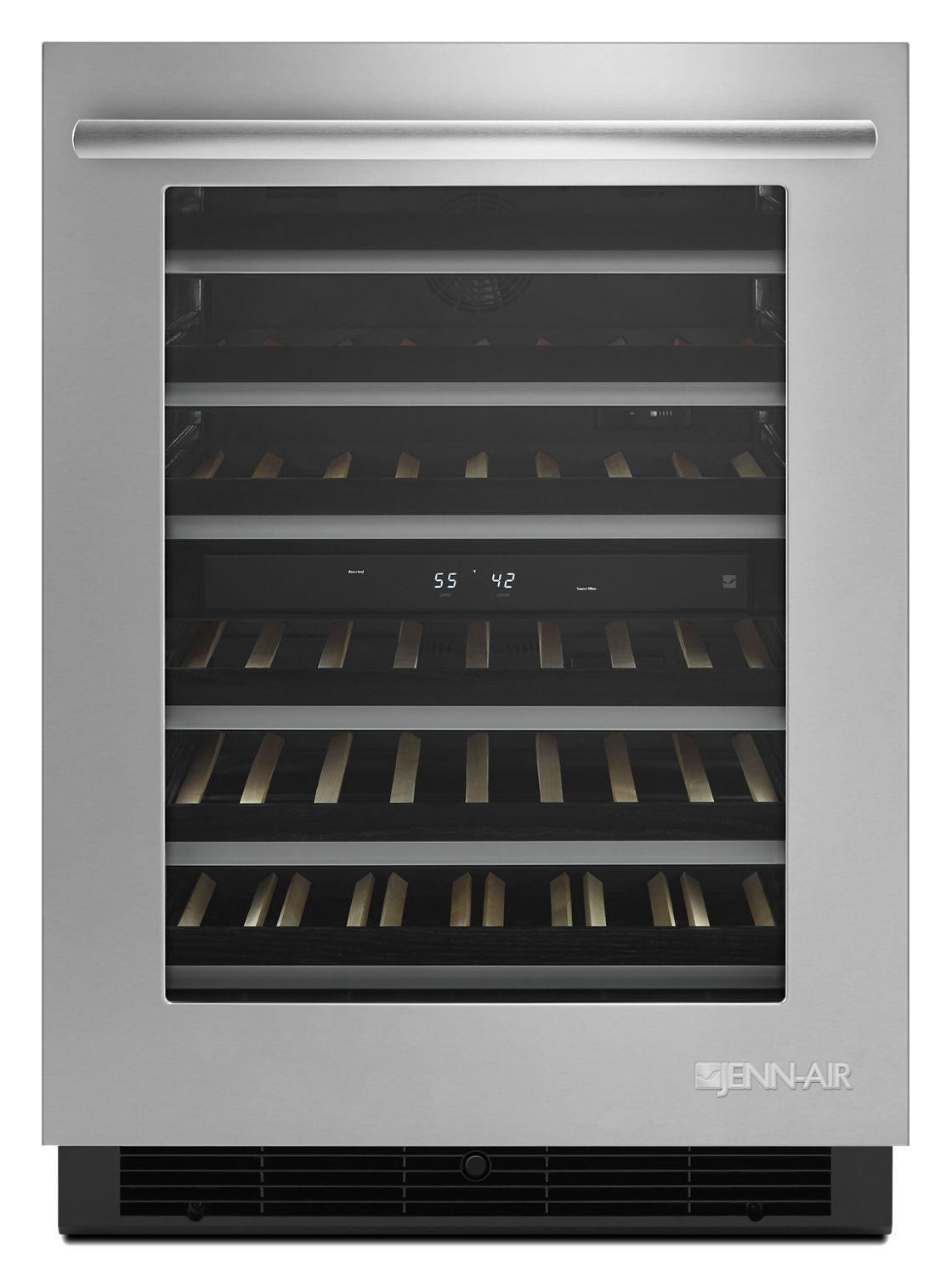 Jennair JUW24FLERS Euro-Style 24" Under Counter Wine Cellar Stainless Steel