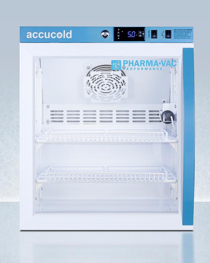 Summit ARG2PV456LHD 2 Cu.Ft. Compact Vaccine Refrigerator, Certified To Nsf/Ansi 456 Vaccine Storage Standard