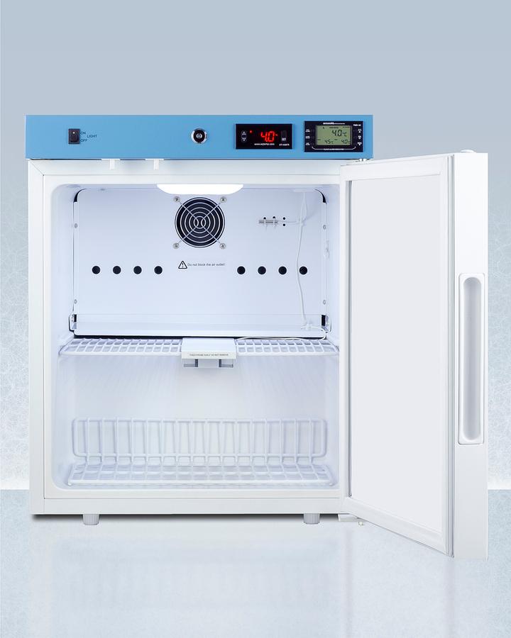 Summit ACR21WNSF456 19" Wide Compact Healthcare Refrigerator, Certified To Nsf/Ansi 456 Vaccine Storage Standard