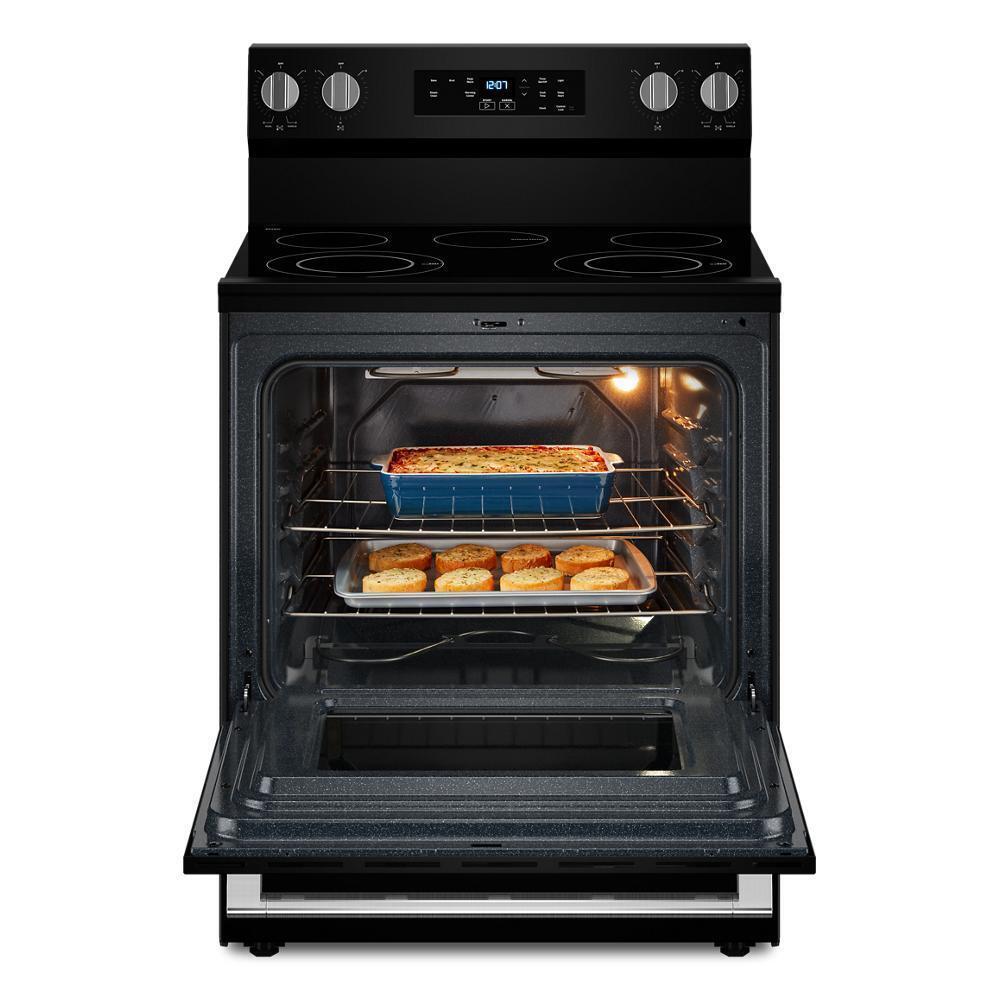 Maytag MFES4030RB 30-Inch Wide Electric Range With Steam Clean - 5.3 Cu. Ft.