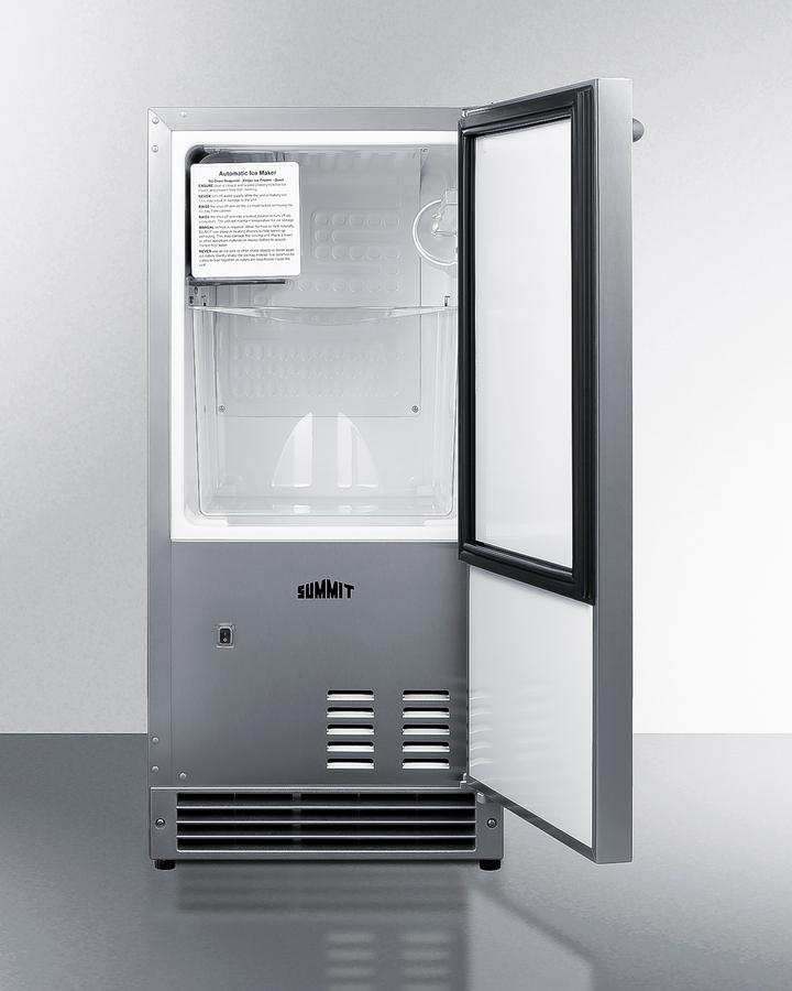 Summit BIM26H32 25 Lb. Drain-Free Icemaker, Ada Compliant