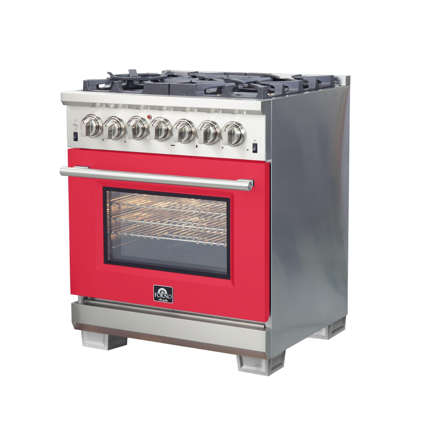 Forno FFSGS618730 Capriasca - Titanium Professional 30" Freestanding Dual Fuel Range