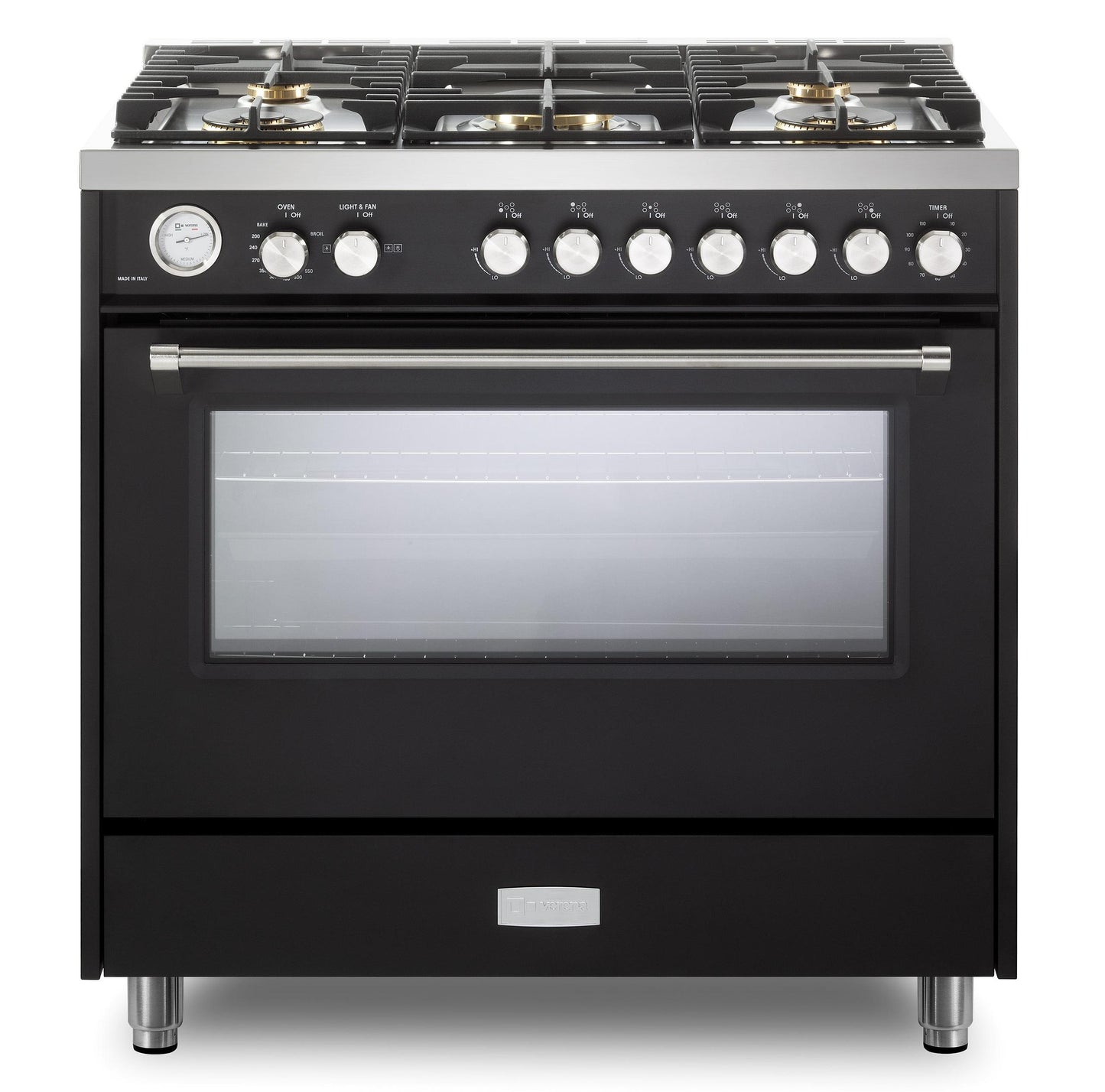 Verona VUFSGG365E Verona Ultima 36" Gas Range - Matte Black