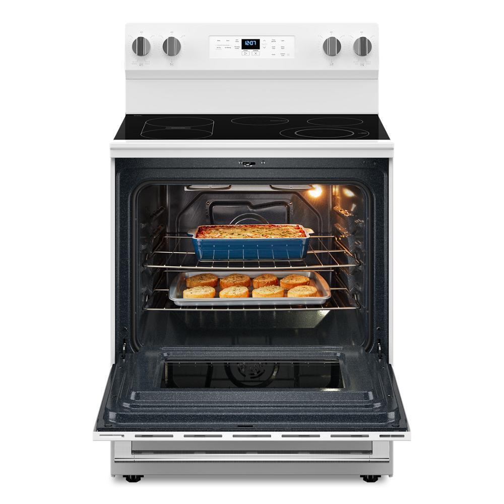 Maytag MFES6030RW 30-Inch Wide Electric Range With No Preheat Air Fry And Air Baking - 5.3 Cu. Ft.