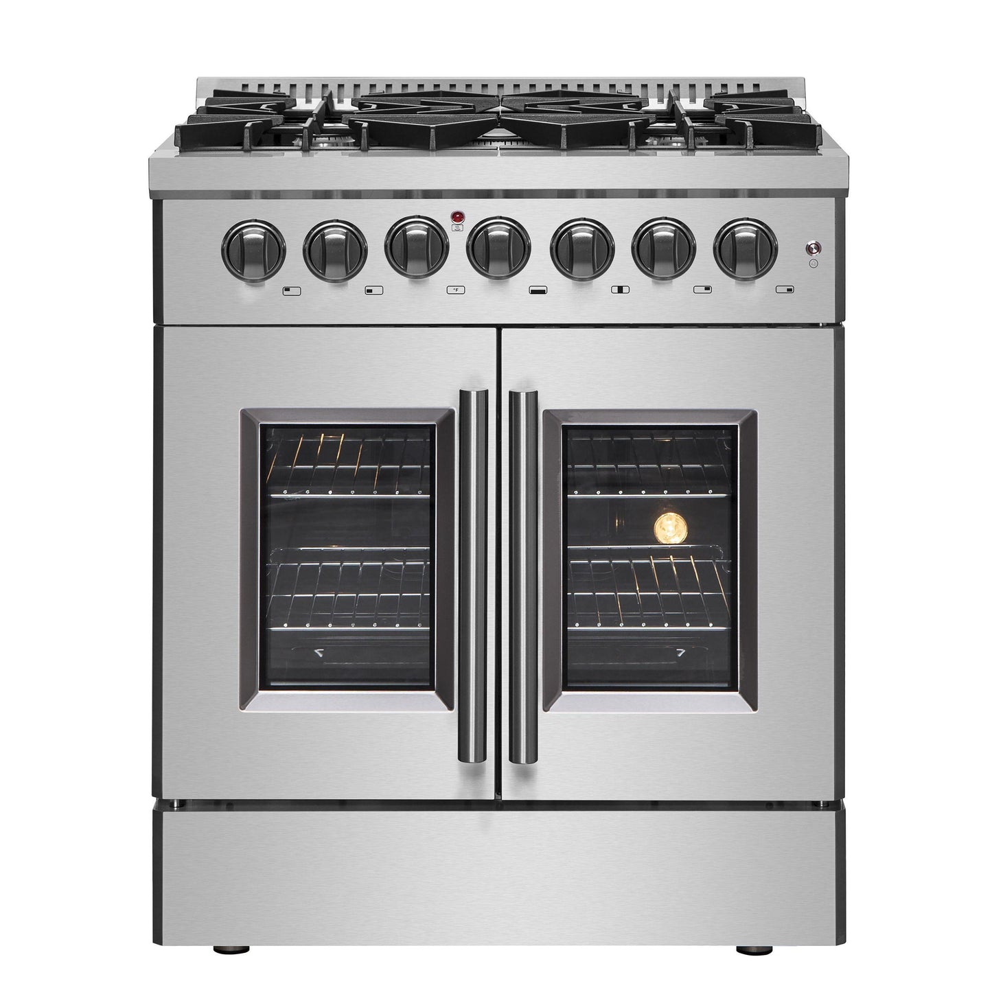 Forno FFSGS635630 Forno Galiano 30" Freestanding French Door Dual Fuel Range