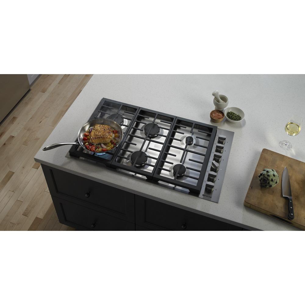 Jennair JGC7636BP Pro-Style® 36" 6-Burner Gas Cooktop