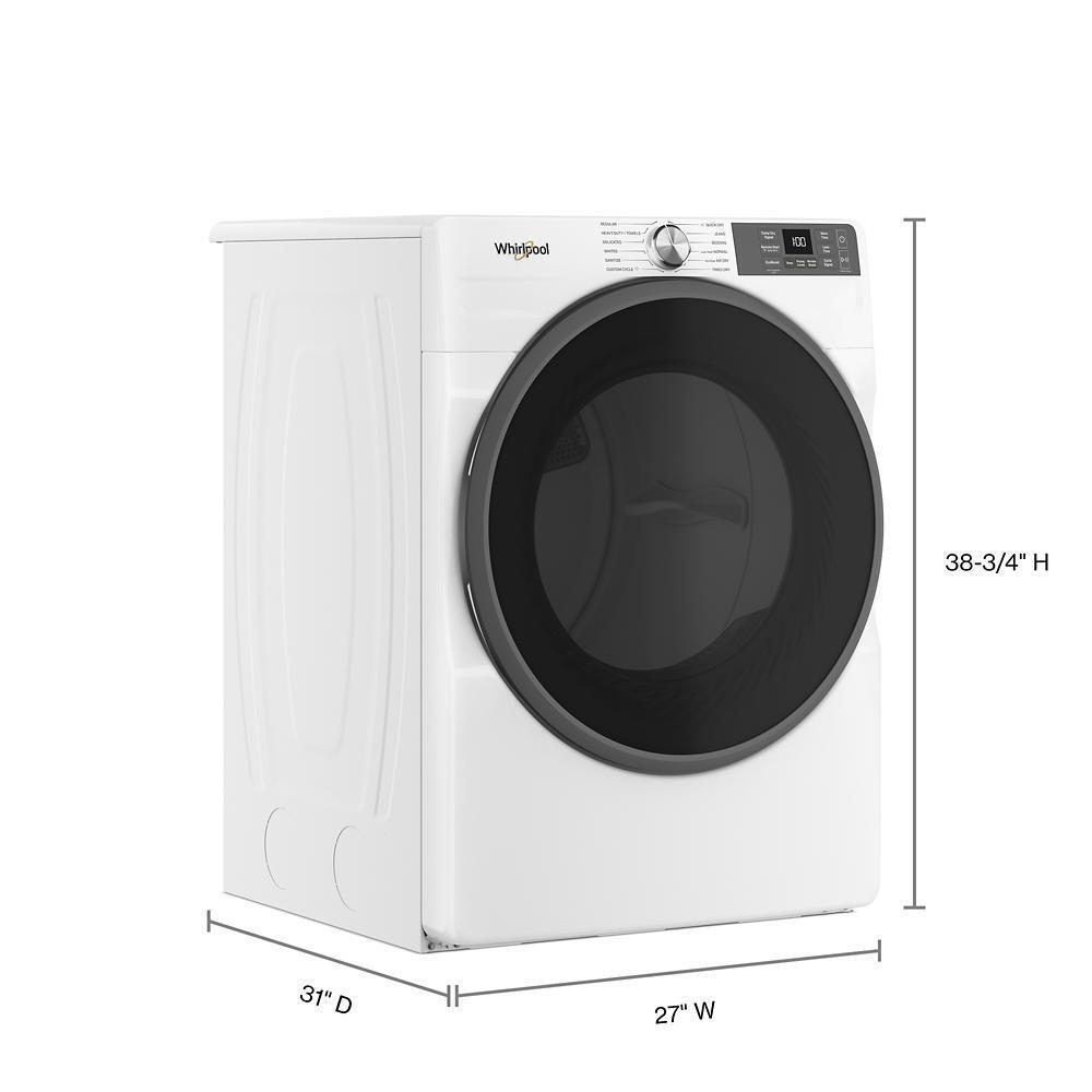 Whirlpool WED5720RW 7.4 Cu. Ft. Smart Front Load Energy Star® Electric Dryer With Wrinkle Shield&#8482; Option