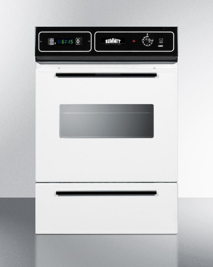 Summit WEM715KW 24" Wide Electric Wall Oven, 115V