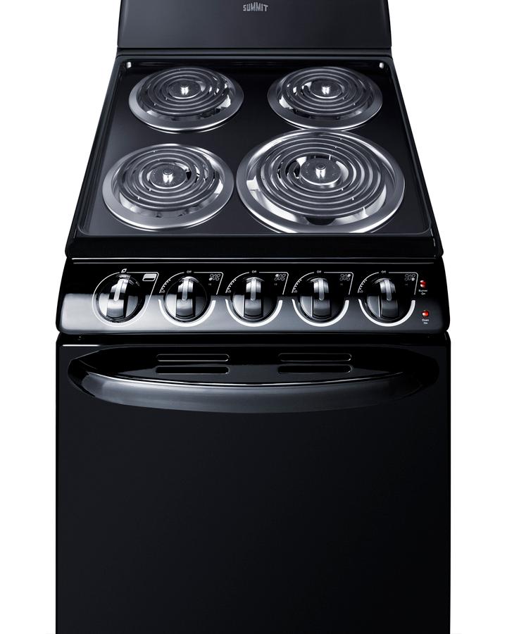 Summit RE2031B 20" Wide Electric Coil Range