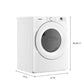 Whirlpool WED4720RW 7.4 Cu. Ft. Smart Front Load Energy Star® Electric Dryer With Quick Dry