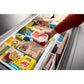 Whirlpool WRMF7736PZ 36-Inch Wide 4 Door Refrigerator With Prep And Store Bins - 26 Cu. Ft.