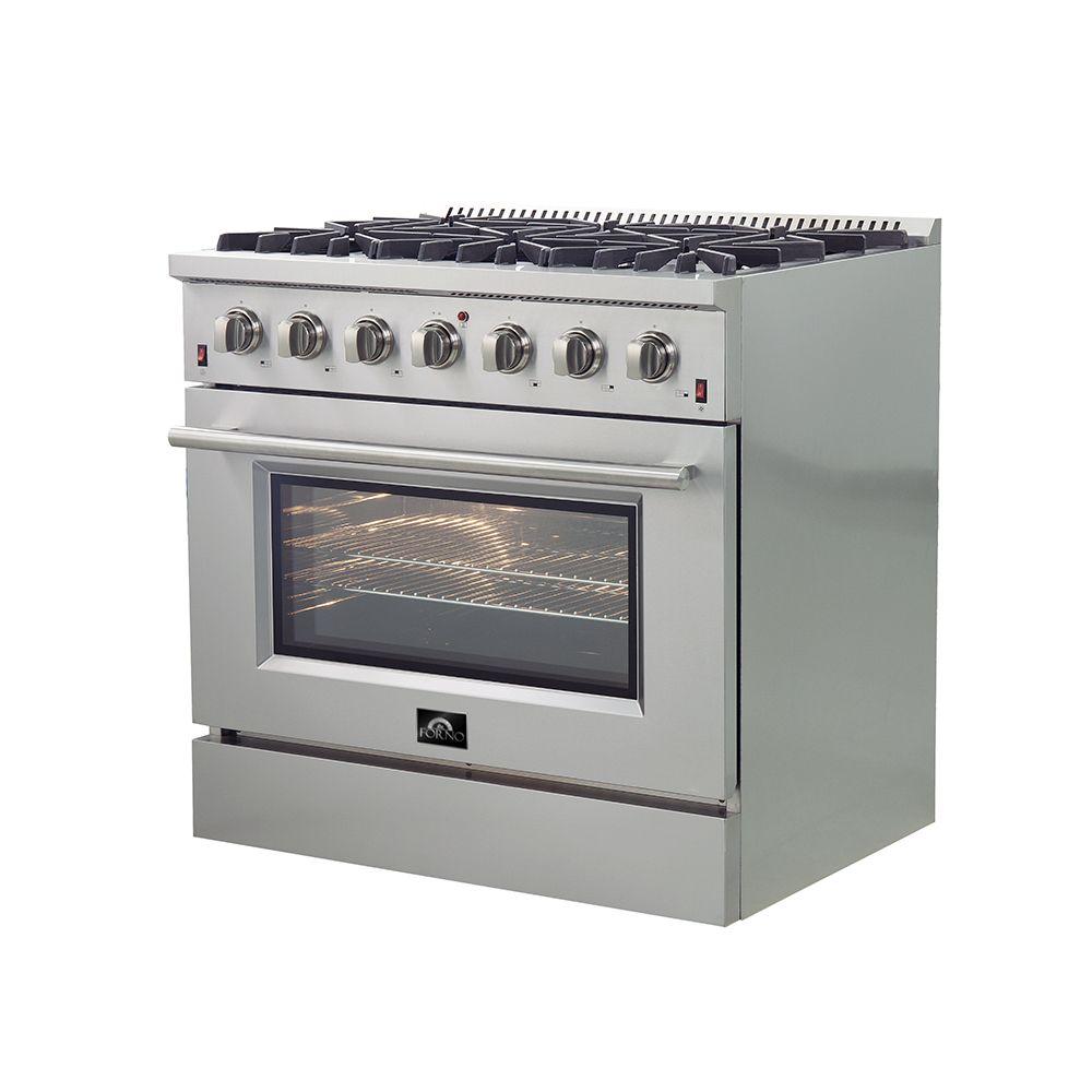 Forno FFSGS624436 Forno Galiano - 36" Freestanding Gas Range