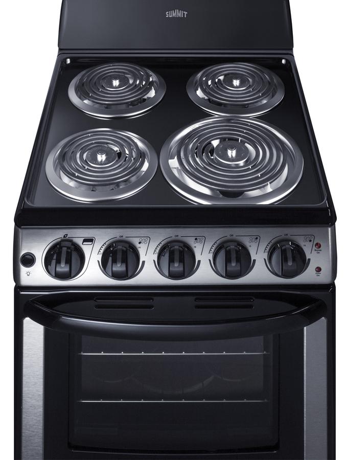 Summit PROEL20SS 20" Wide Electric Coil Range