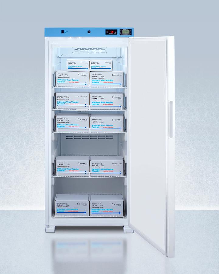 Summit ACR1011WNSF456 24" Wide Upright Healthcare Refrigerator, Certified To Nsf/Ansi 456 Vaccine Storage Standard