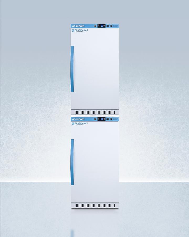 Summit ARS32PVBIADAAFZ2PVBIADASTACK 20" Wide Performance Series All-Refrigerator/All-Freezer Combination