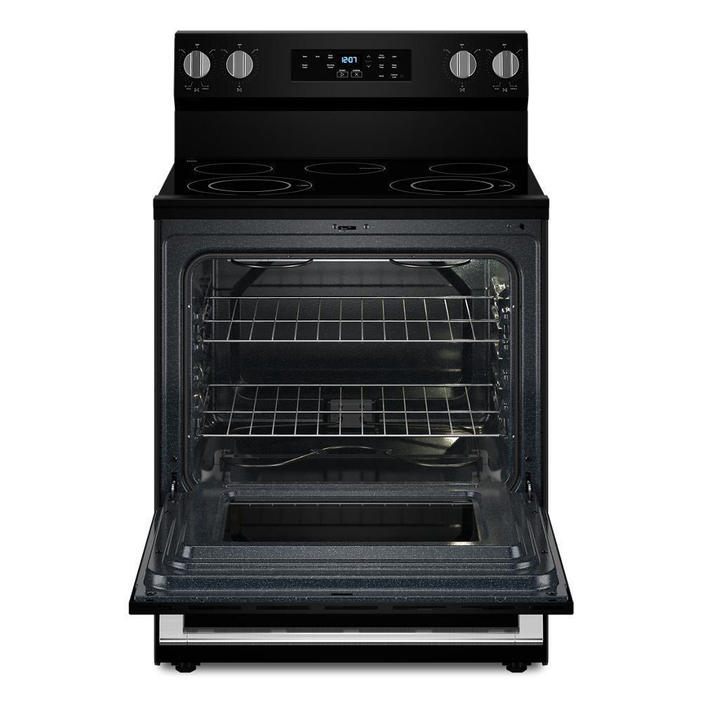 Maytag MFES4030RB 30-Inch Wide Electric Range With Steam Clean - 5.3 Cu. Ft.