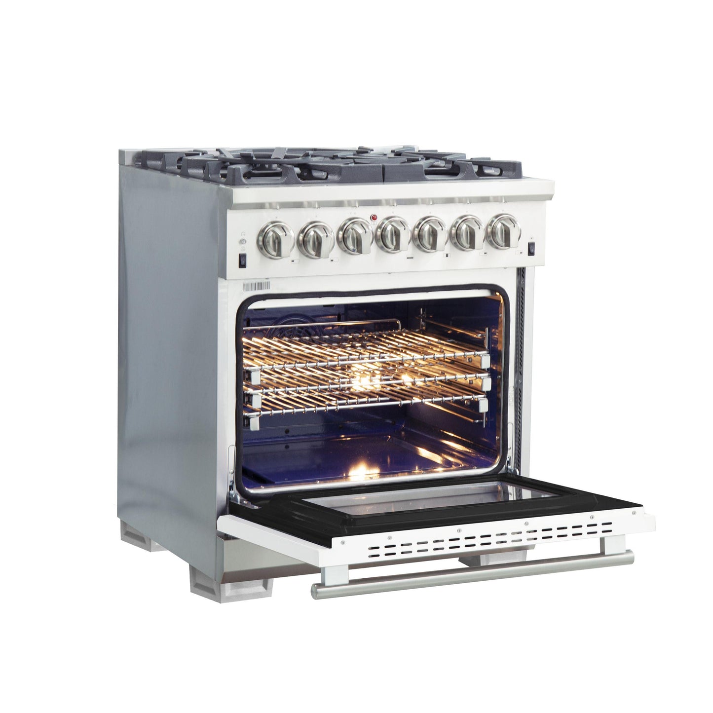 Forno FFSGS618730 Capriasca - Titanium Professional 30" Freestanding Dual Fuel Range