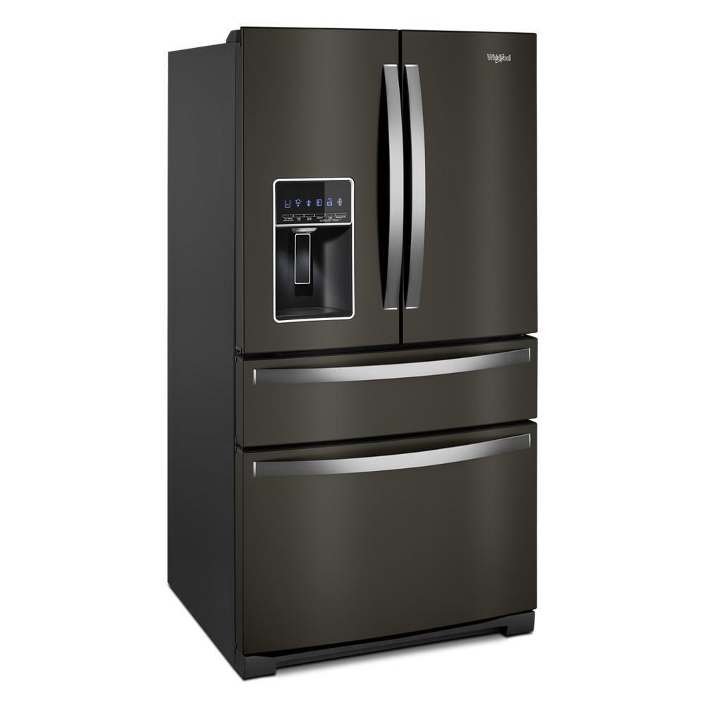 Whirlpool WRMF7736PV 36-Inch Wide 4 Door Refrigerator With Prep And Store Bins - 26 Cu. Ft.