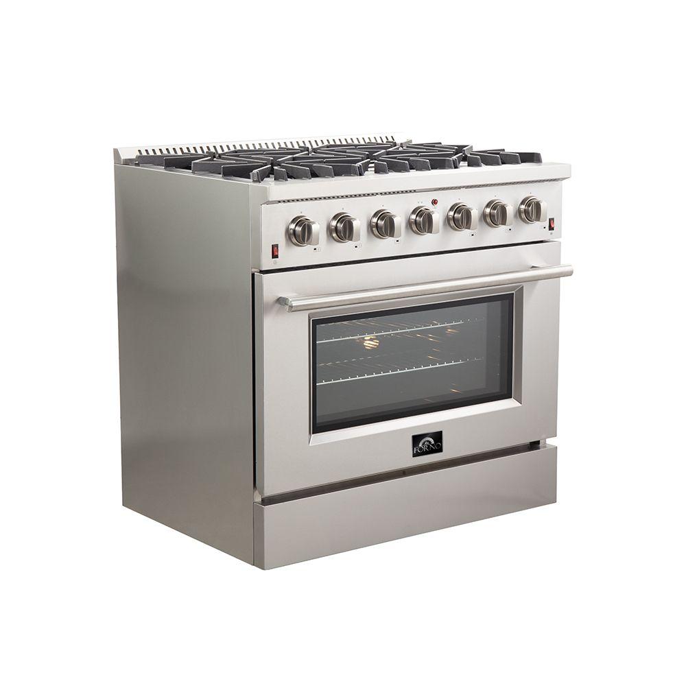 Forno FFSGS624436 Forno Galiano - 36" Freestanding Gas Range